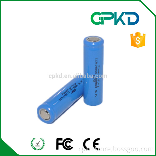 720mAh ICR14500 li-ion battery for water meter smart meter